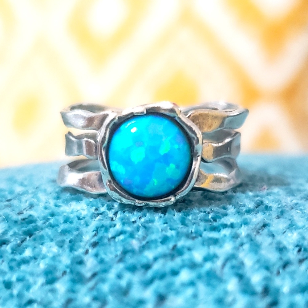 💙PZ ISRAEL Opal ring💍